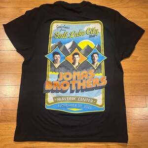 Jonas Brothers Greetings From Salt Lake City Hometown Concert Tee